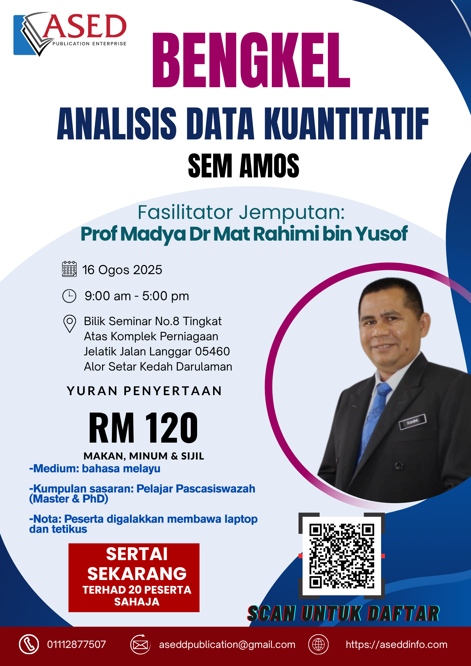Blue Simple Webinar Event Poster 14